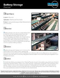 Battery Storage - GRP in the Chemical Market